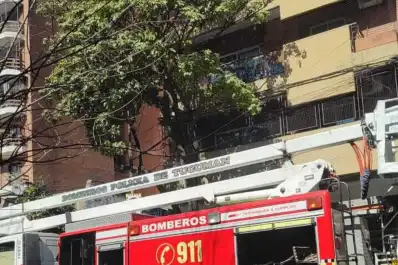 Ropa colocada junto a un calefón provocó el incendio en Santa Fe 146
