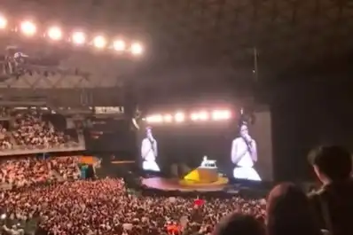 Abucheos y silbidos: la reacción de Rosalía al ver la bandera argentina que indignó a sus fanáticos en pleno show