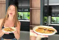 La receta de Caro Calvagni parar preparar los mejores panqueques esponjosos de avena y banana