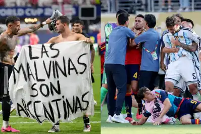 La FIFA abrió un expediente contra Argentina por la bandera de Malvinas y los incidentes tras la final