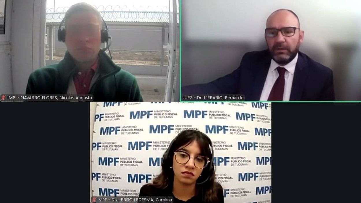 PRIMERA CONDENA. Nicolás Navarro Flores reconoció su responsabilidad y resarció a la familia de la víctima.