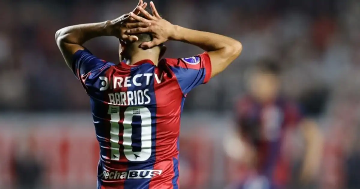 Golpe para San Lorenzo: el "Perrito" Barrios sufrió una severa lesión ligamentaria y será baja por varios meses
