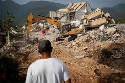 Terremotos en Venezuela: La Guaira inició demoliciones de edificios colapsados