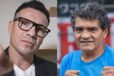 Clima picante entre dos gigantes del boxeo: el Roña Castro cruzó con todo a Maravilla Martínez