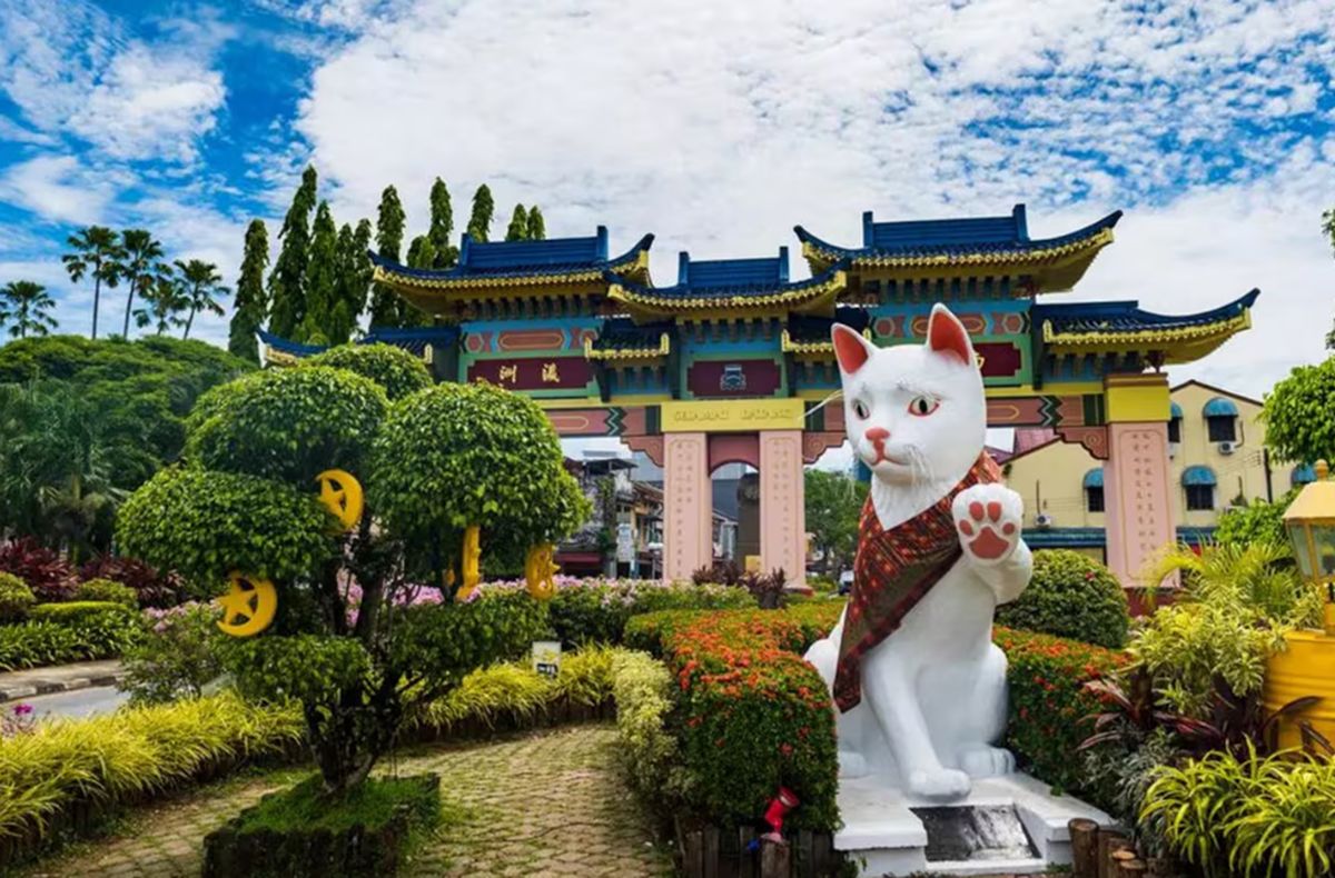 KUCHING. Con estatuas, murales y hasta un museo temático, Kuching hizo de los gatos uno de sus principales símbolos culturales. 