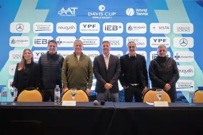 Argentina presentó la serie de Copa Davis que jugará contra Turquía en Neuquén