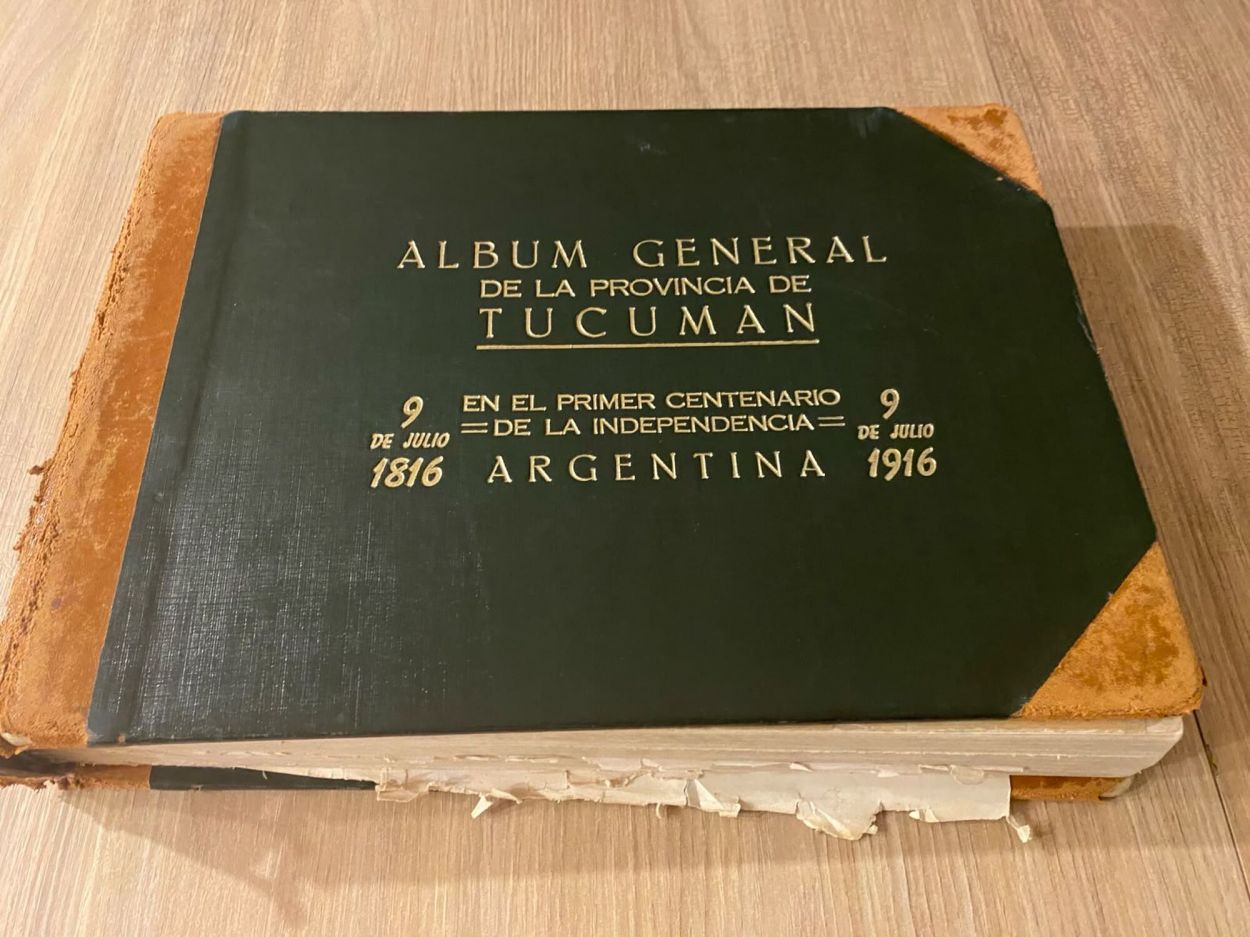 Recuerdos fotográficos: 1916. LA GACETA, descripta en el Álbum del Centenario