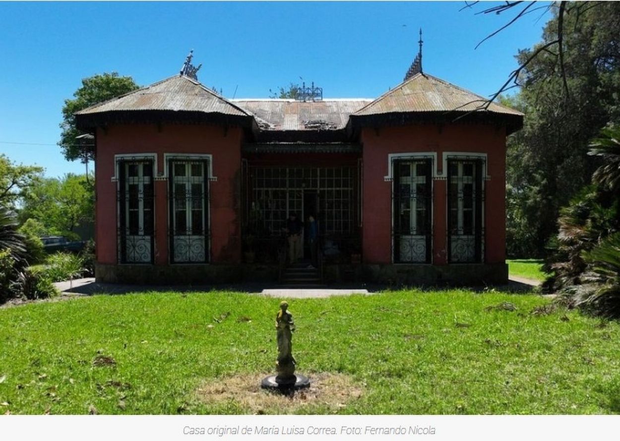 CASAS. Berretta tiene edificios señoriales, en medio del campo.
