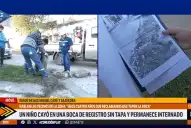 El reclamo de los vecinos por el pozo donde cayó un niño: “Tuvimos que esperar una desgracia para que nos escucharan”