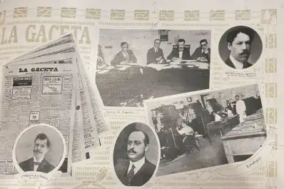 Recuerdos fotográficos: 1916. LA GACETA, descripta en el Álbum del Centenario