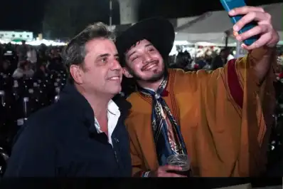 Catalán, junto a Alejandro Molinuevo: el presidente de LLA-Tucumán estuvo en el Festival del Locro