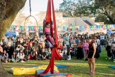 Encuentro de talleres artísticos en el Parque 9 de Julio