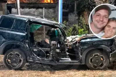 Iban a festejar los 15 años de su hija, un árbol cayó sobre la camioneta y ambos murieron