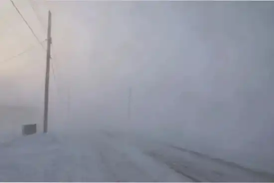 Hay alerta por posible viento blanco en las provincias del Cuyo y la Patagonia. 