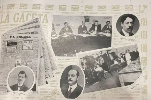 Recuerdos fotográficos: 1916. LA GACETA, descripta en el Álbum del Centenario