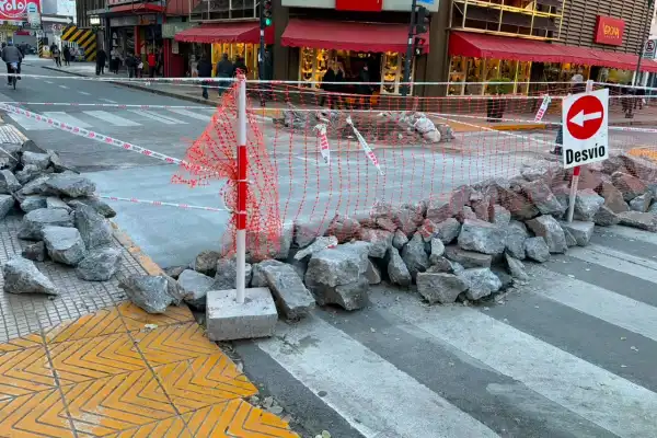 Alivio en el microcentro: habilitarán hoy el tránsito en la esquina de 24 de Septiembre y Buenos Aires