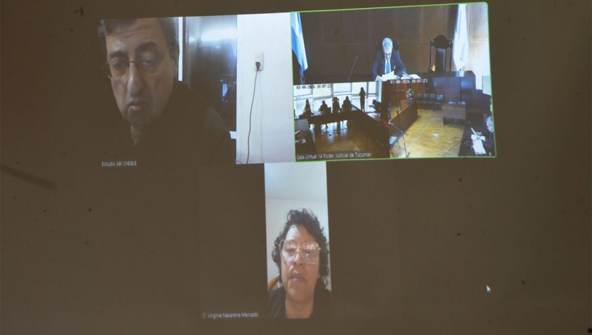 VIRTUAL. El juicio se desarrolló sin la presencia física de Mercado, radicada en Salta y bajo un tratamiento por un cáncer avanzado.