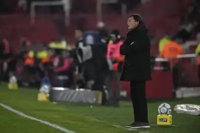 Falcioni valoró el punto en Parque Patricios, pero lamentó la lesión de Leandro Díaz: Hay que mirar el vaso medio lleno