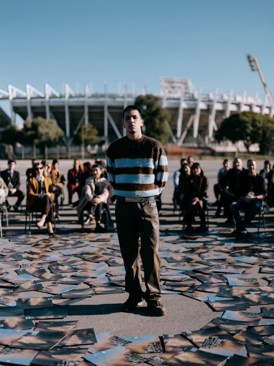 EL ARTISTA. Milo J, durante la presentación de su show 360° en Córdoba. / PRENSA MILO J