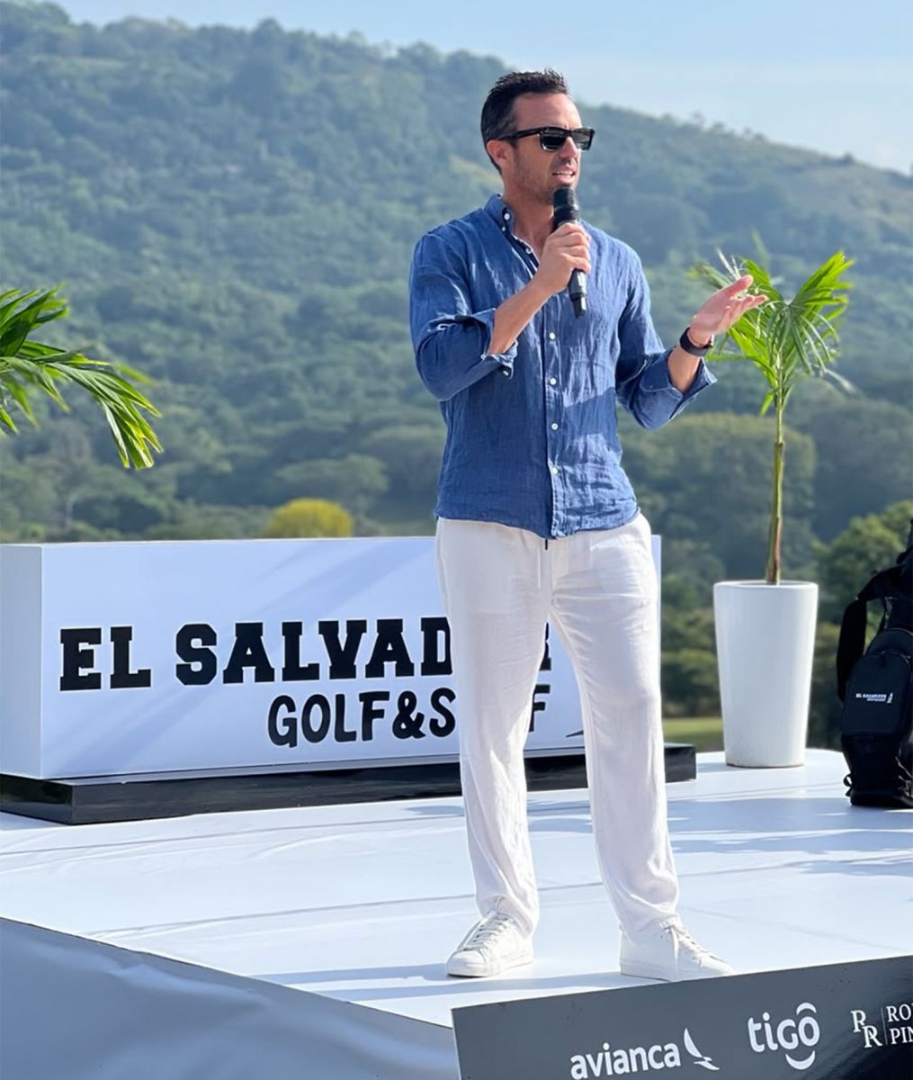 El salteño que busca atraer turistas a El Salvador a través del golf