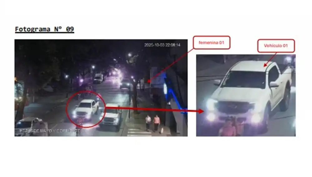 Imagen de la prueba policial