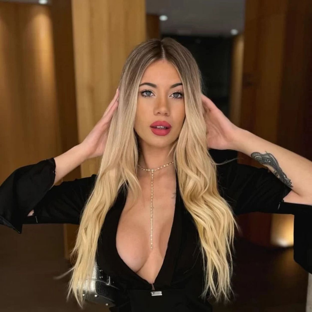 RELATO. Arizaga negó haber sido golpeada.