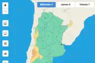 Alerta naranja y amarilla: el SMN anunció una jornada de inestabilidad extrema con viento zonda, nevadas y tormentas intensas