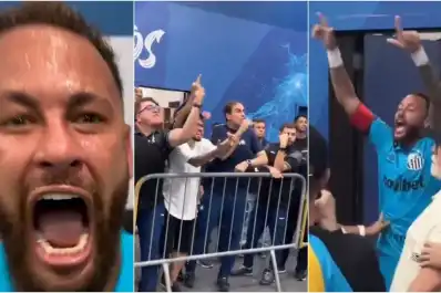 Neymar estalló tras la clasificación del Santos: se burló de los rivales y lo trataron de “vagabundo”