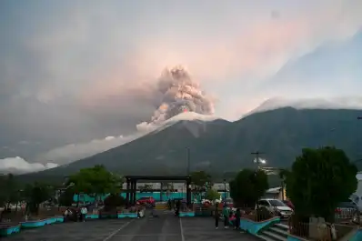 Finalizó la erupción de un volcán y volvió la calma a Guatemala