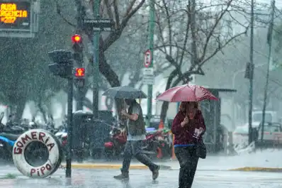 Ciclogénesis en Argentina: hay alerta naranja por tormentas severas, granizo y ráfagas de hasta 90 km/h