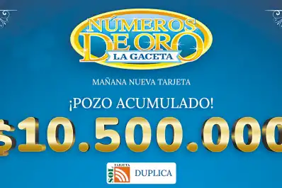Números de Oro pone en juego este viernes un pozo acumulado de $10.500.000