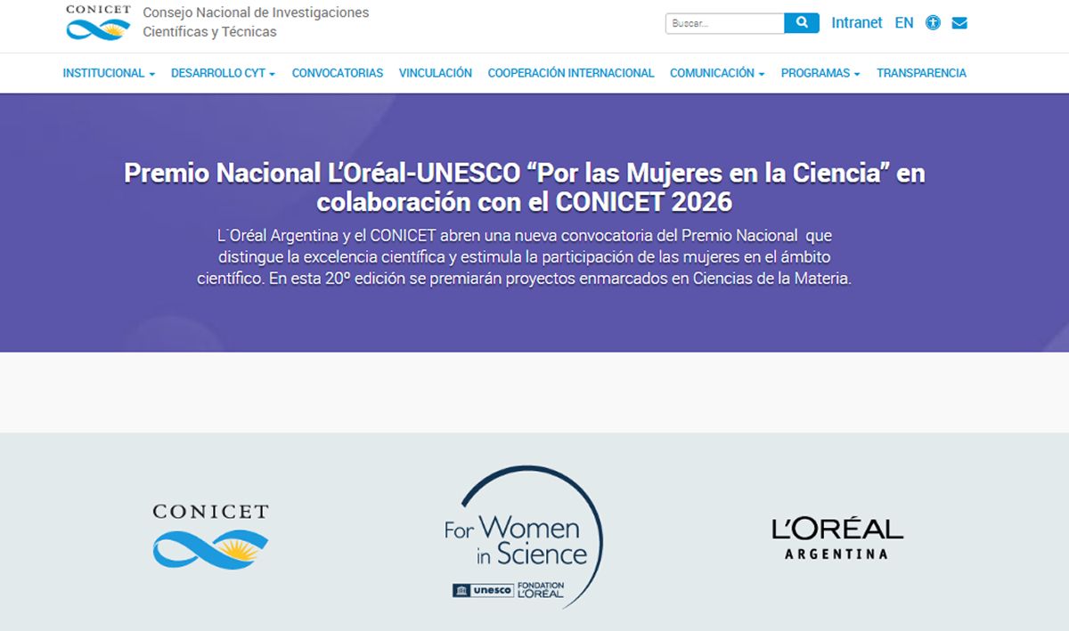 CONVOCATORIA. Hasta el 21 de agosto podrán postularse investigadoras y becarias del Conicet.