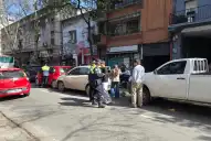 Un choque en cadena complicó el tránsito en Salta al 200