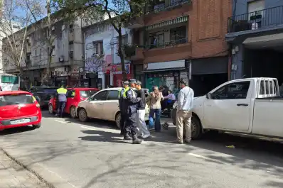 Un choque en cadena complicó el tránsito en Salta al 200