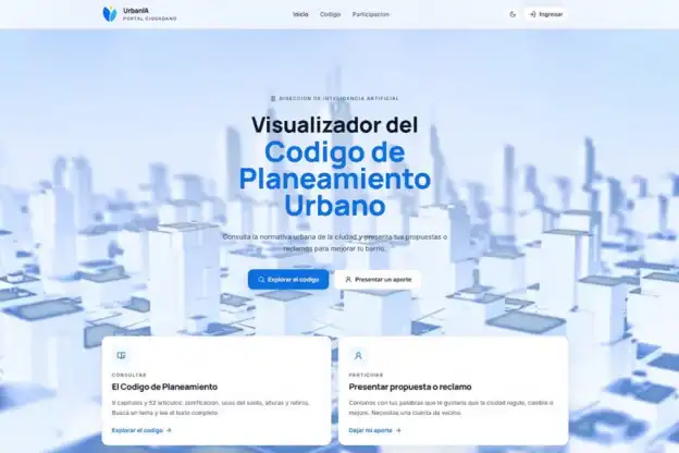 UrbanIA: proponen lanzar un sitio para que la IA explique el Código de Planeamiento Urbano de la Capital