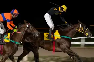 Turf: Mock Joy se escapó justo a tiempo para estirar la racha