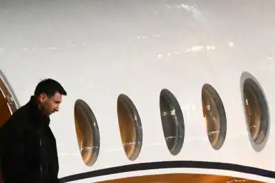 Video: así fue la llegada de Leo Messi a Rosario para el último adiós a su padre Jorge