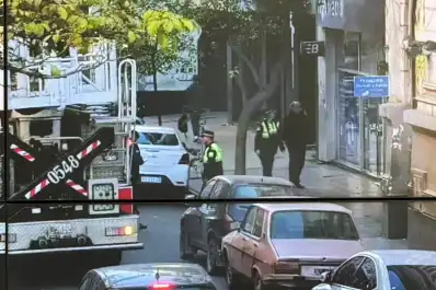 Principio de incendio en una sucursal del Banco Macro en pleno centro de San Miguel deTucumán