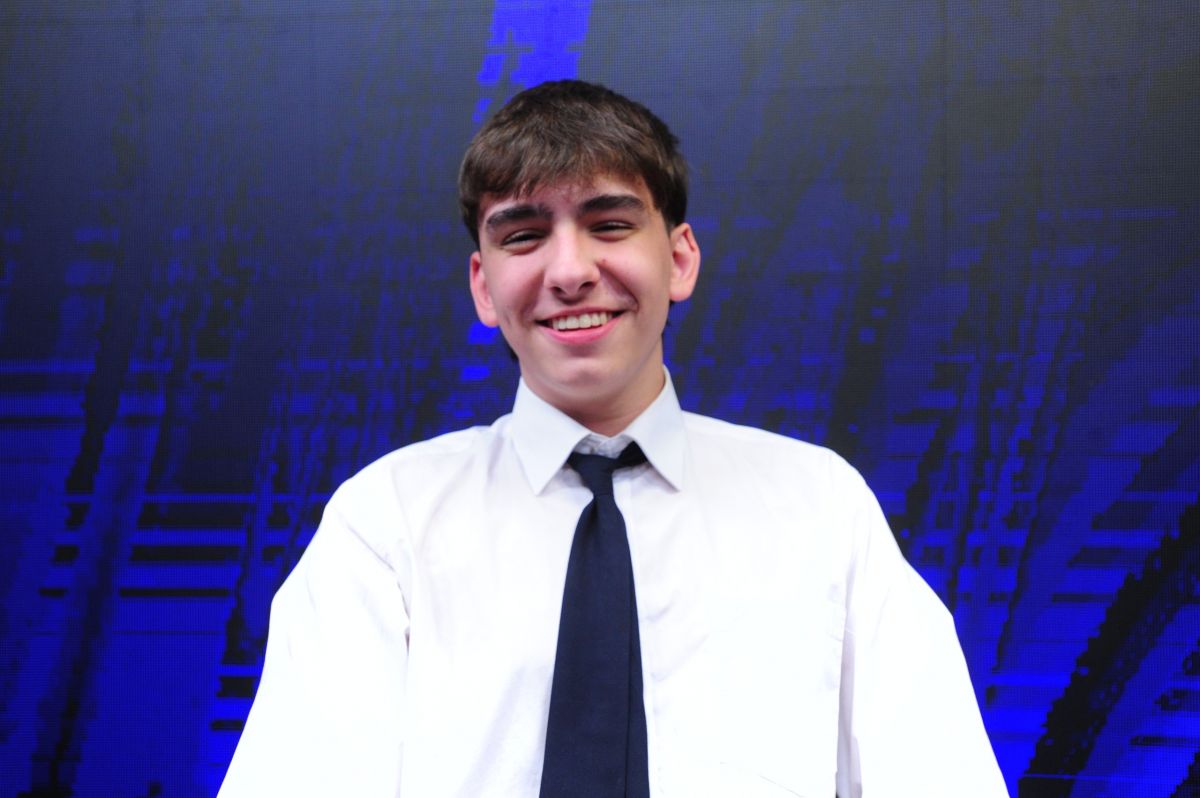 REFLEXIÓN. Vladas Kazlauskas, estudiante del Colegio Sagrado Corazón, durante la charla con LA GACETA sobre las formas en que los adolescentes consiguen acceder a plataformas de apuestas.