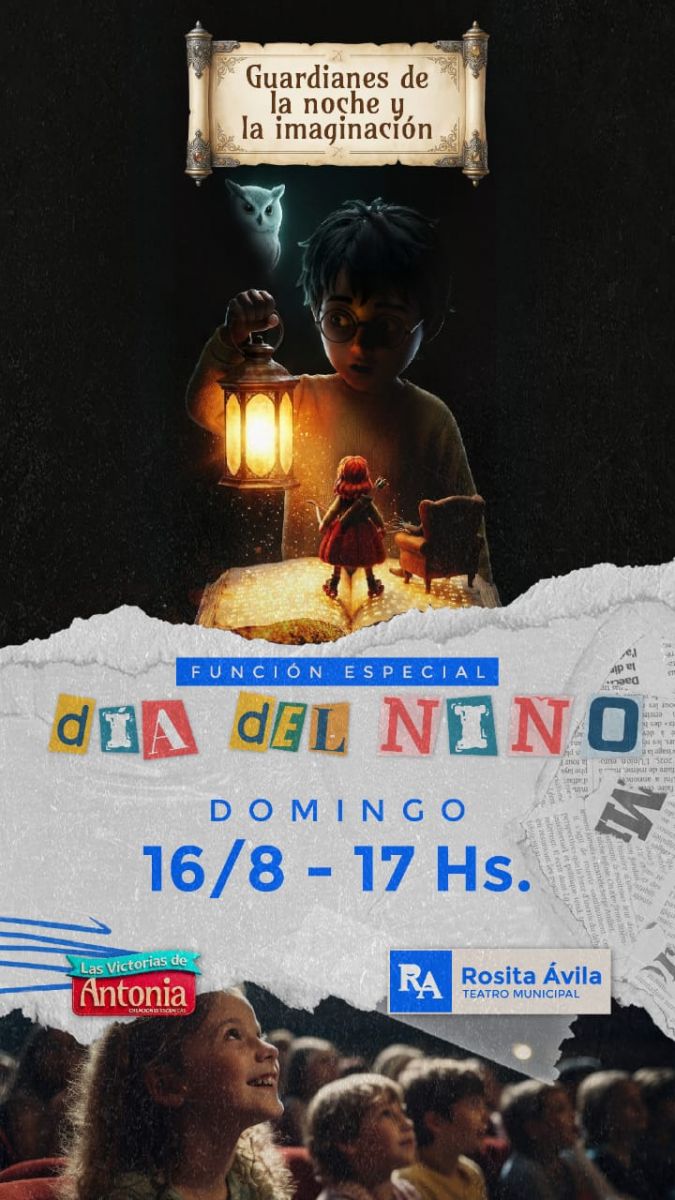 Teatro para chicos: “Guardianes de la noche y la imaginación” se presenta en el Rosita Ávila