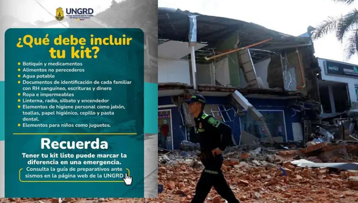 La UNGRD de Colombia envía recomendaciones ante las posibles répilcas. 