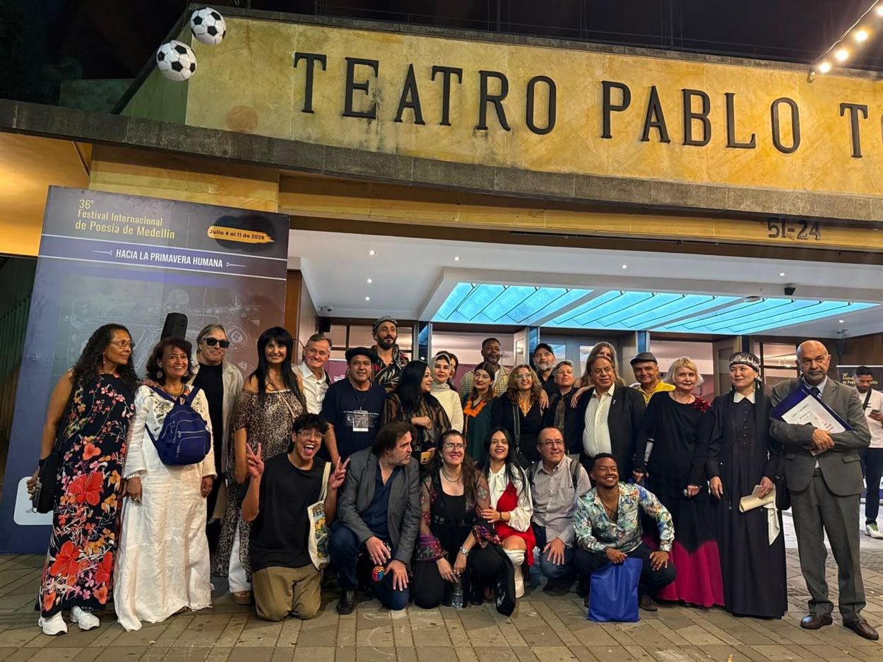 PROTAGONISTAS. Se encontraron poetas de todos los continentes.