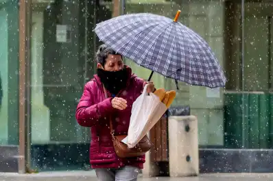 El frío no da tregua: el SMN emitió alertas por nevadas, viento y temperaturas extremas para este miércoles