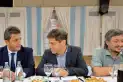 Kicillof, Massa y Máximo Kirchner lideraron una reunión del PJ que busca frenar la eliminación de las PASO