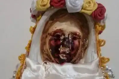 Metán: la Virgen Rosa Mística volvió a llorar y aseguran que sus lágrimas parecen sangre