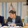 Kicillof, Massa y Máximo Kirchner lideraron una reunión del PJ que busca frenar la eliminación de las PASO
