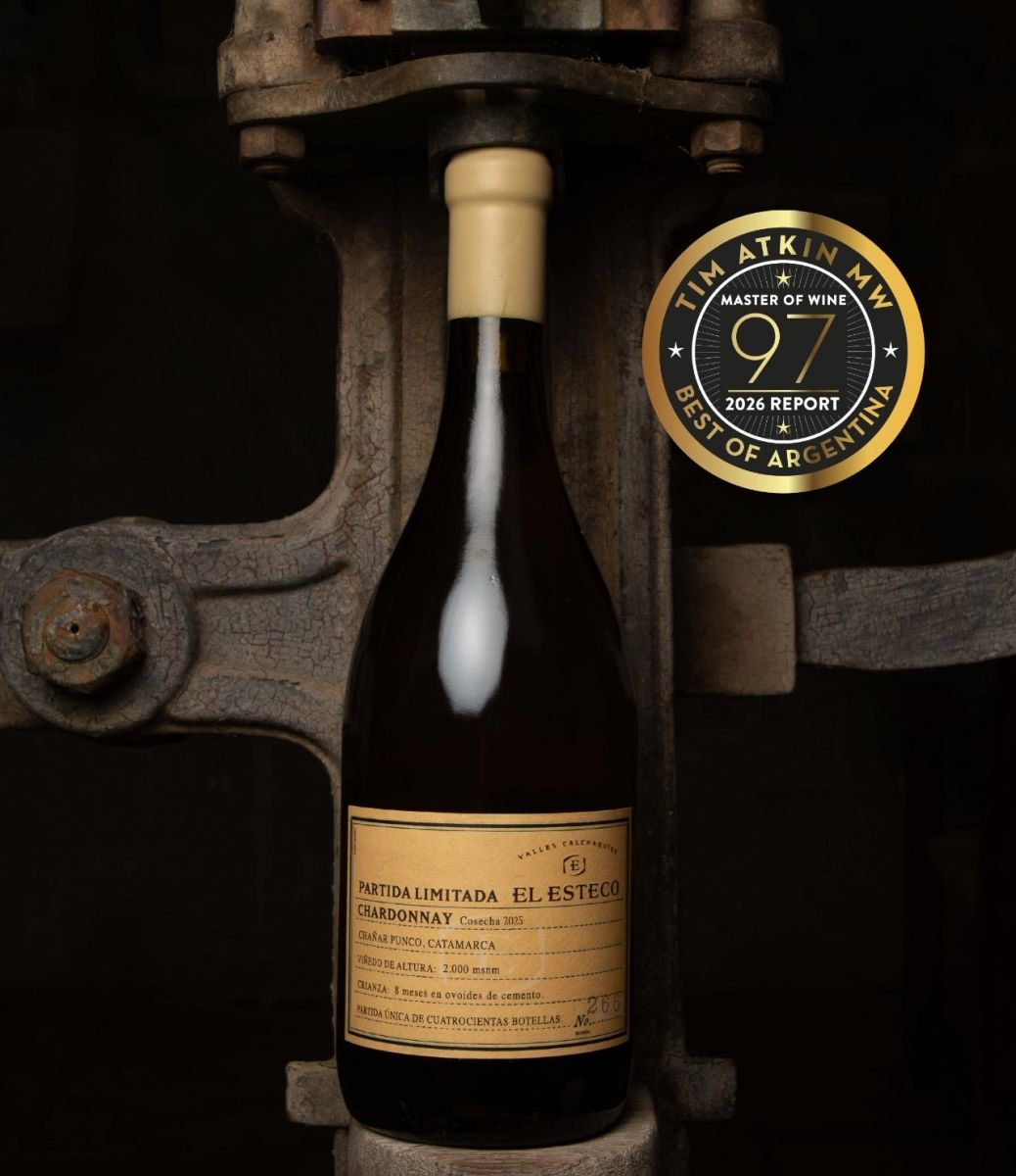 CHARDONNAY. El vino blanco de extrema altura con los puntos que recibió de Atkin. 