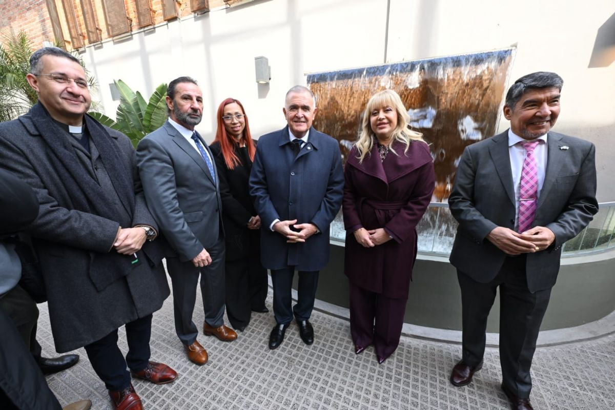 FELICES. El lugar fue inaugurado con la presencia de Osvaldo Jaldo, Rossana Chahla, Miguel Acevedo y diferentes funcionarios.