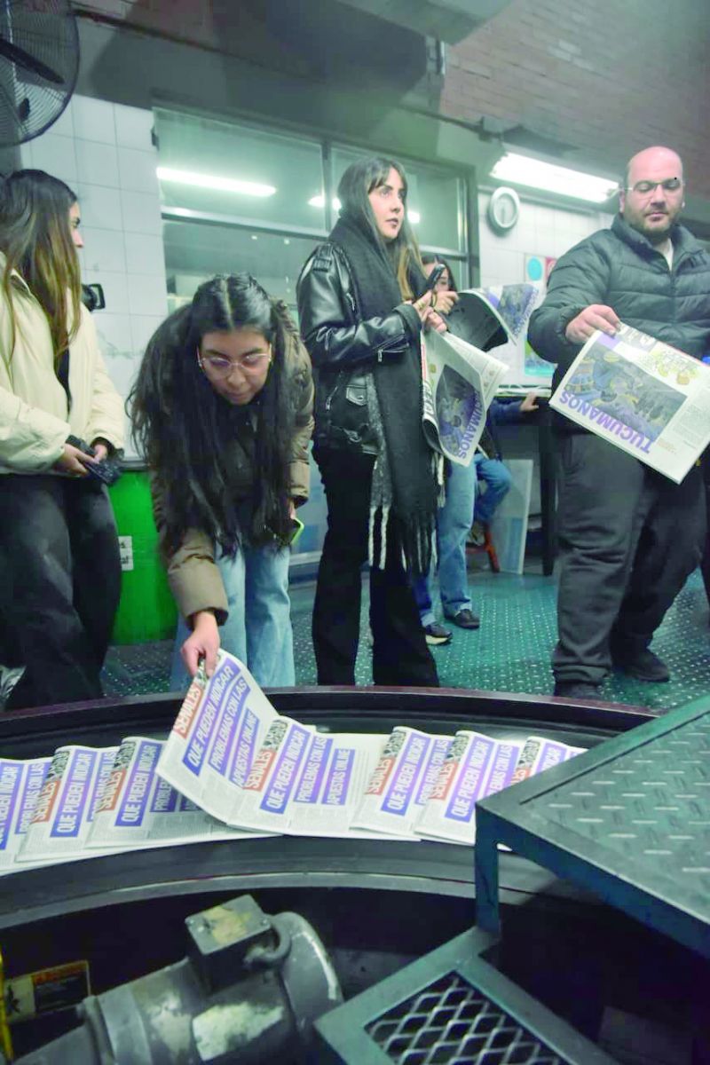 Suscriptores visitaron la planta impresora de LA GACETA