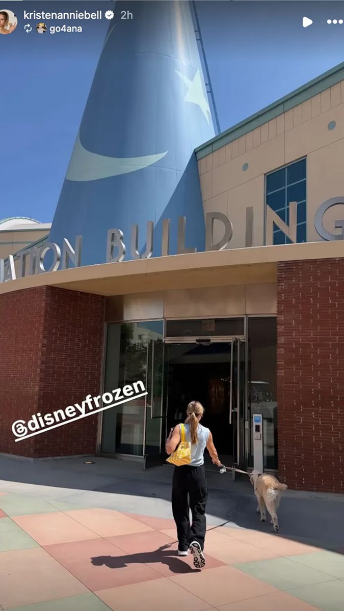 Frozen 3: la visita de Kristen Bell a Disney Animation Studios incluyó a su perro Frank y mostró bocetos de Anna y Elsa